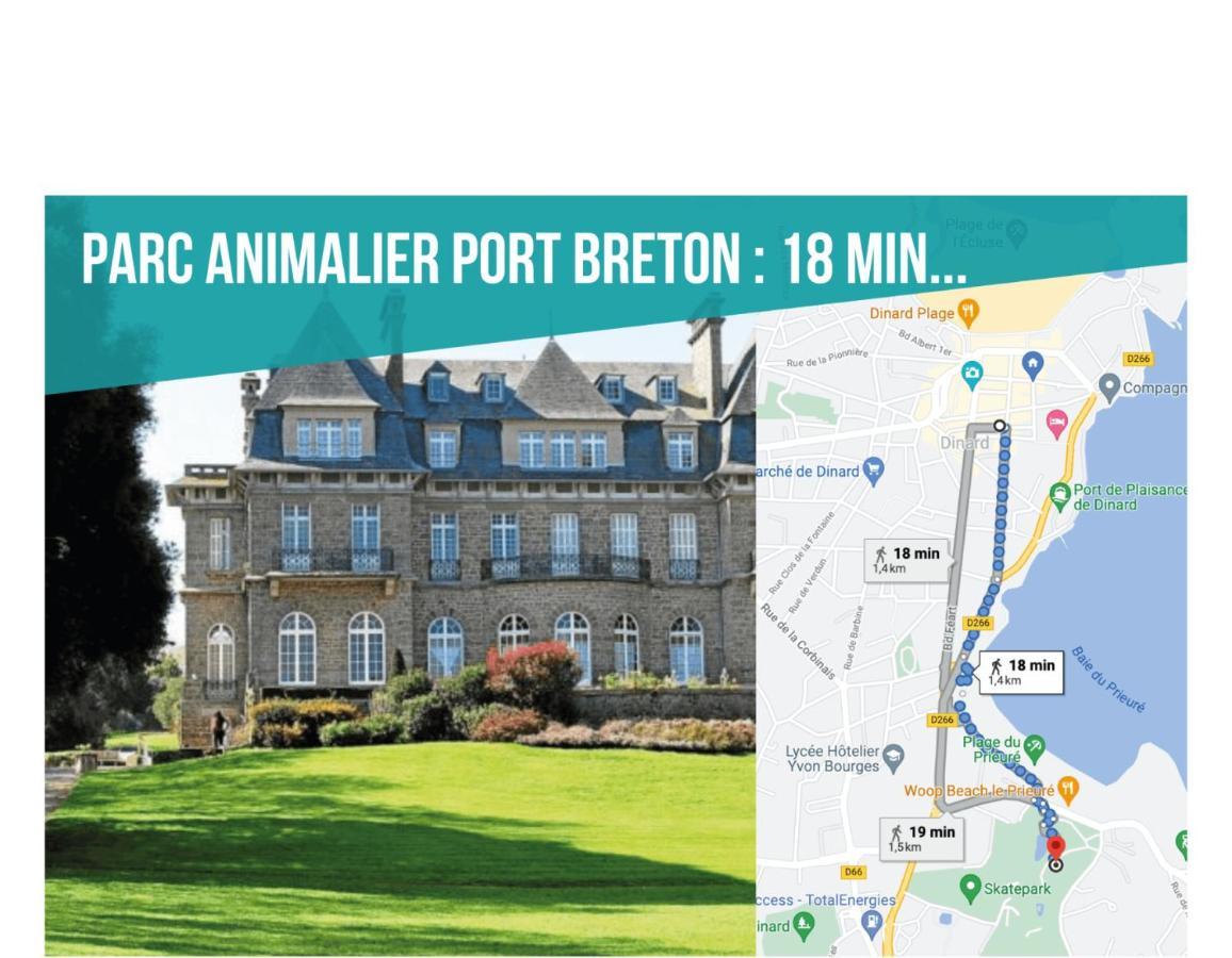 Homard And Fox, Appartement 2 Chambres 100M De La Mer Dinard Exterior photo